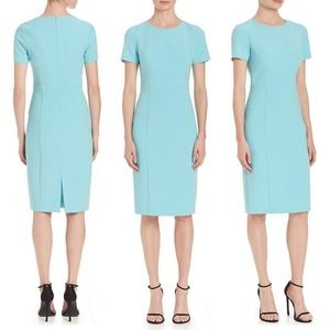 Black Halo blue midi dress